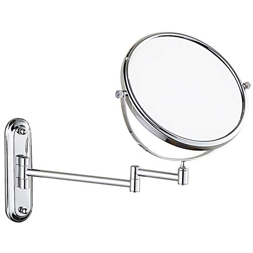Miroir maquillage mural grossissant 5X pour voir les détails du visage
