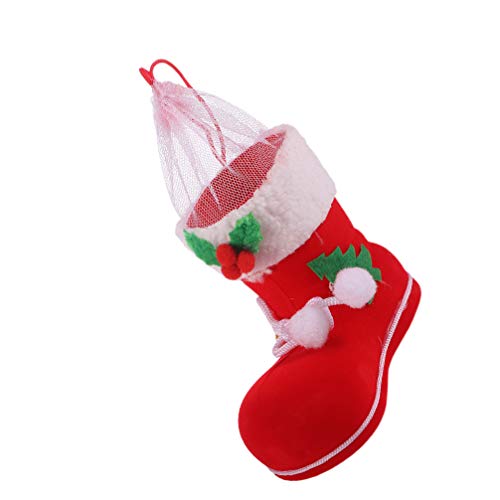 2 Unidades Enfeites De Decoração De Árvore De Férias Porta Doces De Natal Presentes Retrô Lanches De