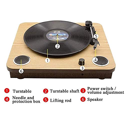 AMZOPDGS Tourne-Disque rétro, Hi-FI&Home Tourne-Disque Portable, Vintage Turntable 3-Speed Belt Drive Vinyl Player LP… - Les Beatles, Paul McCartney, John Lennon, RIngo Starr, George Harrison AMZOPDGS Tourne-Disque rétro, Hi-FI&Home Tourne-Disque Portable, Vintage Turntable 3-Speed Belt Drive Vinyl Player LP… – Image 5