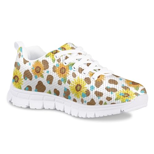 Boys Girls Sneakers Non Slip Running Tennis Shoes Animal Textures Sports Sneaker Breathable Mesh Casual Shoe US11-52