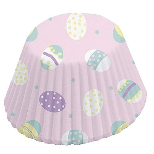 Fox Run Easter Egg Disposable Bake Cups, 3 X 3 X 1.5 Inches, Multicolored #TOP20