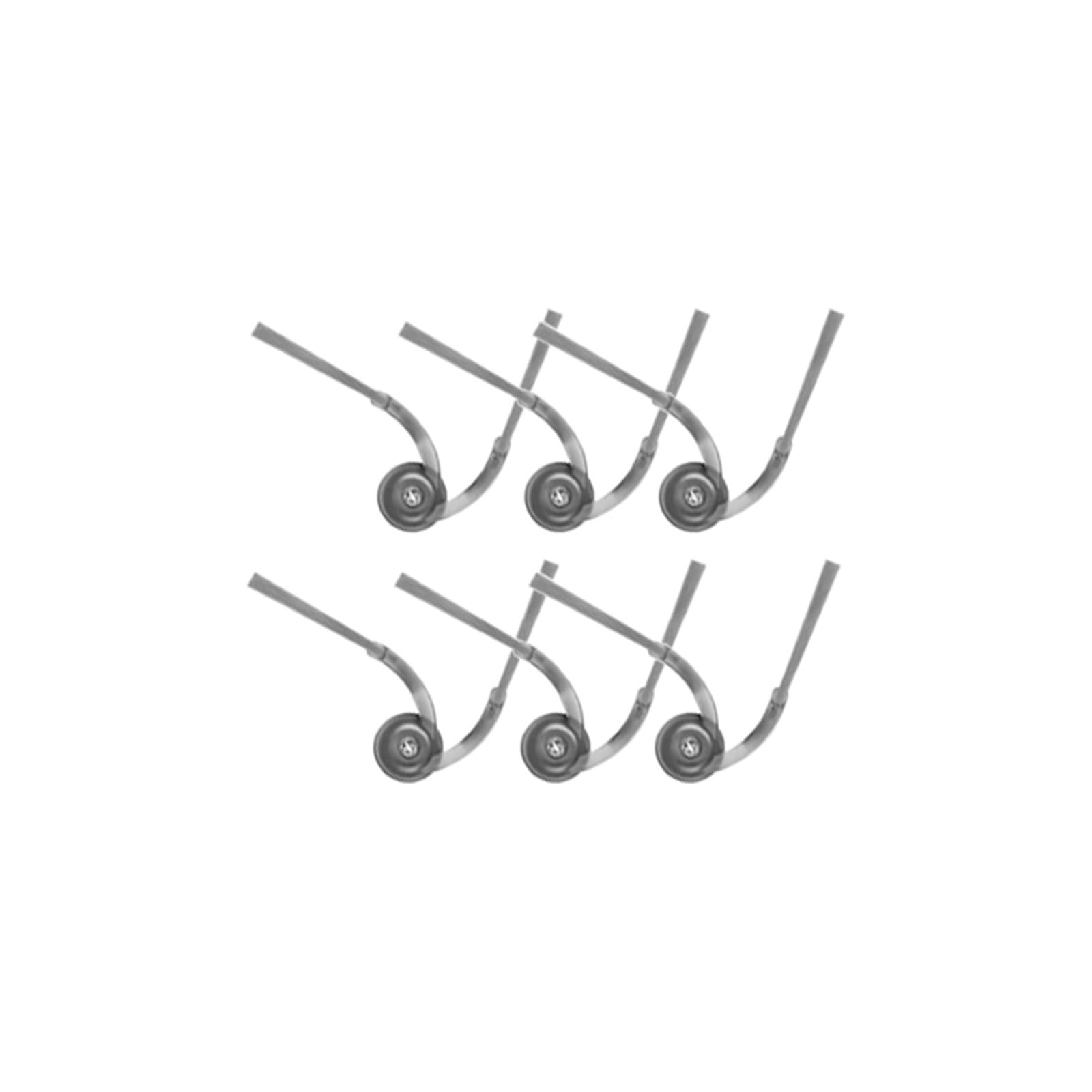 GENTERUN Sweeping Robot Side Brush,Compatible For Roborock,Qrevo L/QR 798/QV 35A/QR 598 Robot Vacuum Cleaner Accessories Replacement side brushes(6pcs)