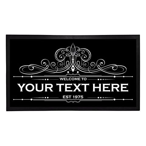 Personalised Floral Bar Runner for Pubs Cover