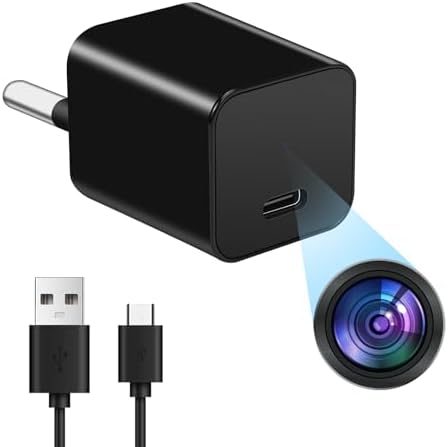 Cámara espía, HD 1080P Mini cámara de vigilancia Oculta, cámara n...