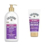 Gold Bond Age Renew 14 oz Crepe Corrector Body Lotion & 3 oz Hand Cream Bundle, Replenishing & Smoothing Formulas