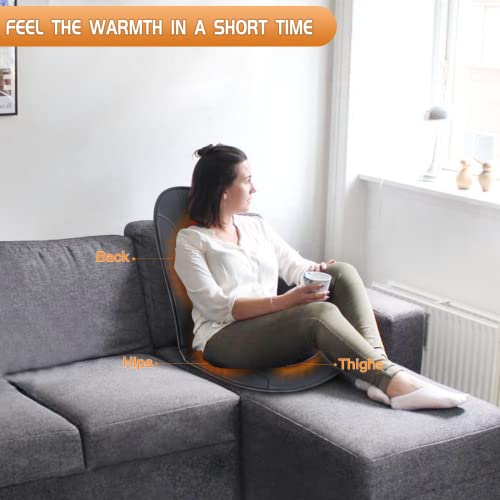 Livtribe Heated Seat Cushion With Timing Controller,Heating Seat Cover For Office/Home Chair #TOP1