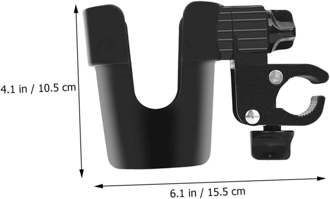 Milisten Stroller Cup Holder for Bottles Drinks Lightweight Durable Stroller Accessory Fits Pushchairs for Park Outings Cycling