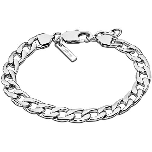 PULSERA LOTUS STYLE ESLABONES DE ACERO PARA HOMBRE