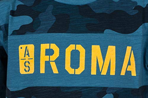 AS Roma T-Shirt Girocollo Bambino Deep Water Camu