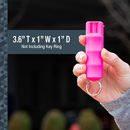 Sabre Personal Safety Kit With Pepper Spray And Personal Alarm, 25 Bursts, 10-Foot (3-Meter) Range, 120Db Alarm, Audible Up To 1,280-Feet (390-Meters), Supports National Breast Cancer Foundation(Nbcf) #TOP3