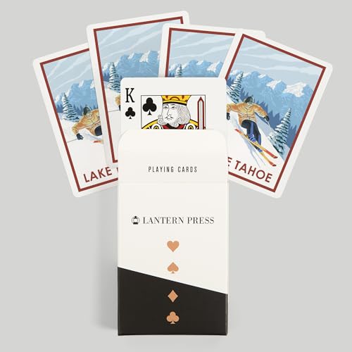 Juego de 52 Cartas Poker Lake Tahoe Nevada miniatura 6