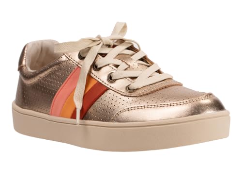 REVITALIGN Women's Belmont Metallic Stripe Sneaker