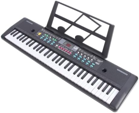 YDuupxe 61 Keys Kids Piano with Microphone Built in 5 Songs Electronic Keyboard Toy for Early Education Music Keyboard