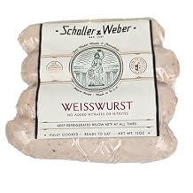 Generic Schaller and Weber Weisswurst Bockwurst 12 oz Pack of 6