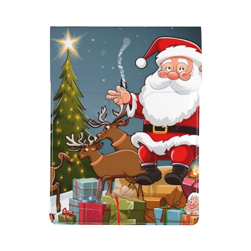 Housse PC 13 pouces antichoc cuir fin résistant imprimé Noël