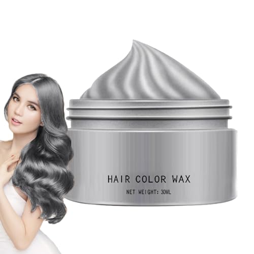 Baoqifong Cera de Coloración Temporal para Cabello, 3cl Color Temporal, Crema Estilizadora Unisex Lavable Para Peinado De Fiesta Y Carnaval