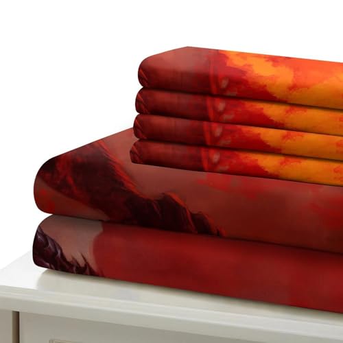 Housse de couette dragon 3d hypoallergique et parure super douce anti-plis - 7