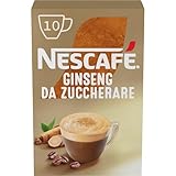 NESCAFÉ Ginseng da Zuccherare Caffè Solubile con Ginseng, 10 Bustine 60g...