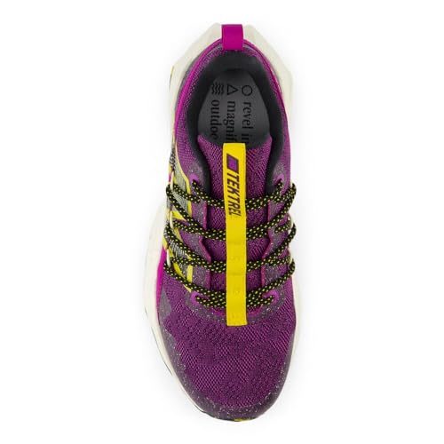 New Balance New Balance Women's Dynasoft Tektrel V1 Trail Running Shoe, Purple Fuchsia/Black/Ginger Lemon, 6