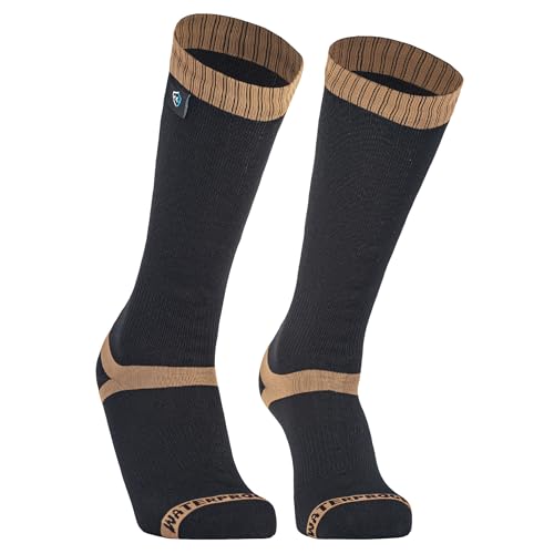 DexShell Waterproof Socks - Merino Wool Lined, Breathable Membrane, Cold & Wet Weather Walking & Hiking, Unisex Mid Calf