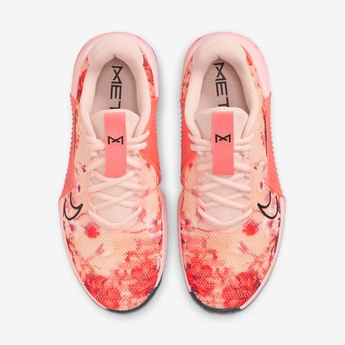 Nike Metcon 9 AMP Women's Workout Shoes (HJ6210-600, Washed Coral/Magic Ember/Pink Tint/Black)4