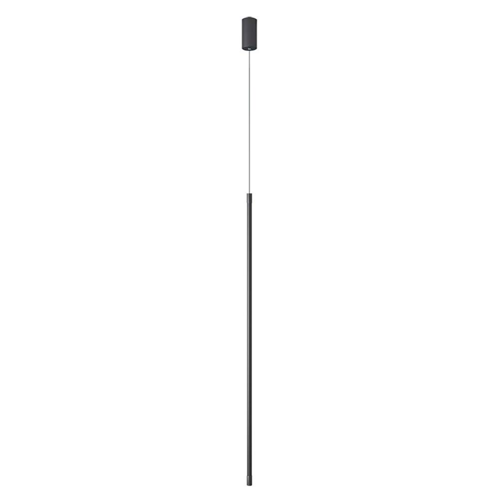 Single Slim Pendant Light Minimalist Bedroom Bedside Cylinder Hanging Light Nordic Modern Creative Personality Simple Led Atmosphere Light Background Wall Sofa Corner (White Light,L 100CM)