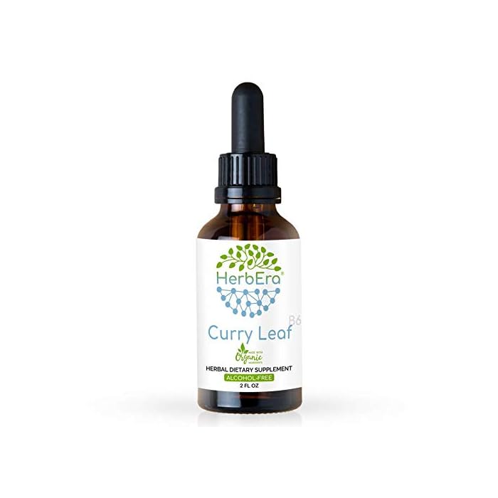 Buy Curry Leaf B60 AlcoholFree Herbal Extract Tincture, Organic Curry