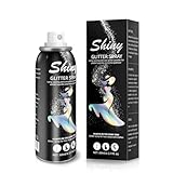 Body Glitter, Body Glitter Spray, Glitter Spray for Hair and Body, Long-Lasting and Quick-Drying Silver Glitter Hairspray Suitable for Festival Rave, Makeup Prom and Stage (2.11 Fl Oz)