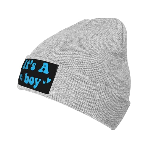 It's A Boy Cap Gender Reveal Baby Shower Welcome Newborn Beanie Knit Hat2