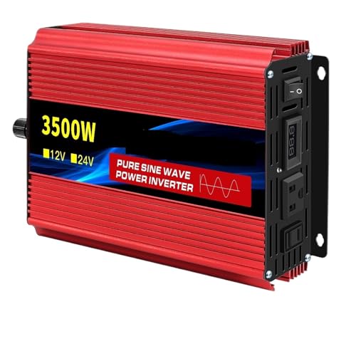 Image of Inverter 2500W 3500W 4500W High Power DC12V/24V to AC 110V 60HZ Voltage Pure Sine Converter Car Accessories Solar with LED(12V 110V 2500W 60HZ)