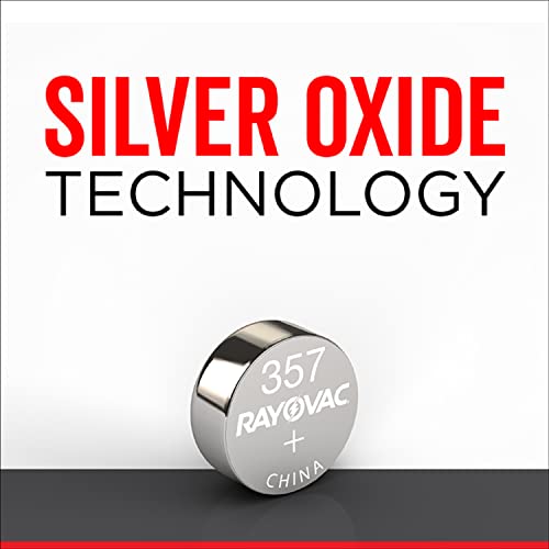 Rayovac Lr44 Battery, Silver Oxide 303, 357, Ag13, Or Sr44 1.5 Volt Batteries (3 Battery Count) #TOP1