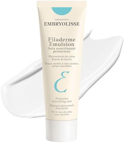 Embryolisse Filaderme Emulsion Protective Nourishing Cream - Face Moisturizer For Glowing Skin With Shea Butter, Beeswax, Aloe Vera & Glycerin - Dry To Very Dry Skin, Even Senstive - 30ml