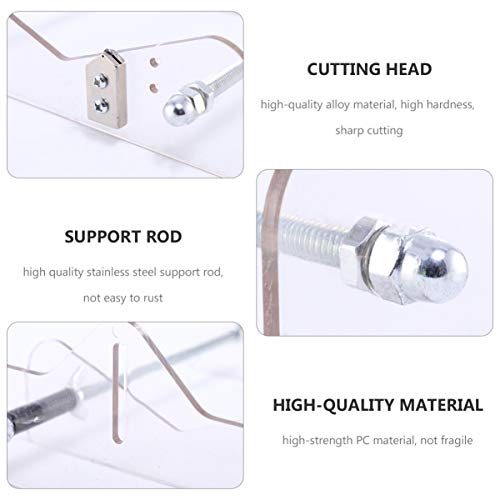 HEALLILY Cortador de Garrafas Cortador de Vidro de Metal Cortador de Garrafas Quadrado Ferramenta de