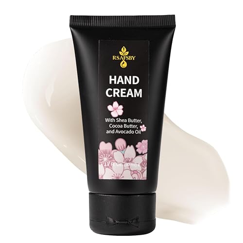 Image of Shea Butter Hand Cream Enriched with Shea Butter, Cocoa Butter & Avocado Oil Deep Moisturizing 98% Readily Biodegradable Luxury, Non-Greasy, Fast Absorbing Hand Care for All skin Types (50ml) (1)