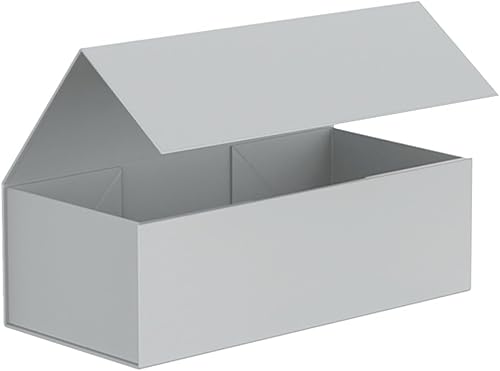 Caja de regalo de 12 x 6 x 4 pulgadas con tapa de cierre magnético, caja de regalo para regalos, caja de regalo de dama de honor, caja de regalo