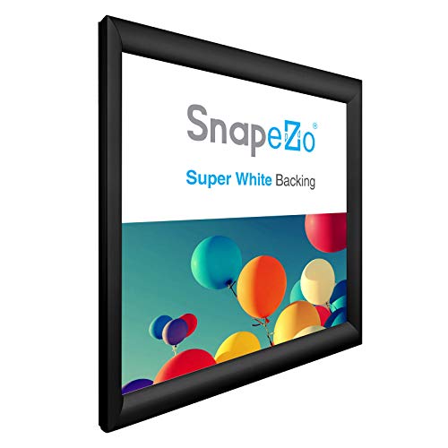image for SnapeZo Poster Frame 19x19 Inches, Black 1.2 Inch Aluminum Profile, Fr
