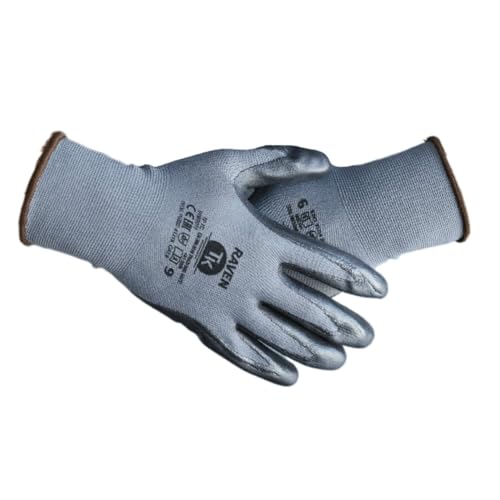 TK Gloves RAVEN/Assembly Gloves/Size 10, 12 works/Grey/Assembly Gloves/Gloves Work Gloves/Designed for Precision Work/Require Accuracy - Image 4