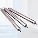 WIGING 1 Piece Conveyor Roller, Stainless Steel Gravity Transmission Replacement Part Galvanized End for Conveyor Systems Industrial Applications(2.5x64cm)