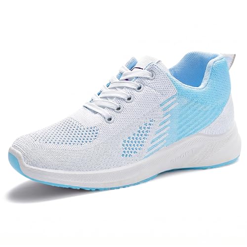 Image of Padgene Womens Sneakers Lightweight Tennis Walking Shoes Sports Running Shoes for Woman Mesh Breathable Gym Fashion Sneakers Athletic Comfortable Casual