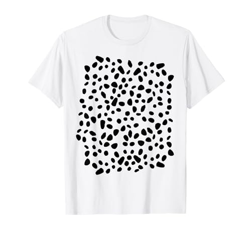 Spotted White with Black Polka dots Dalmatian T-Shirt