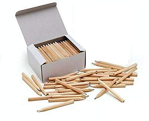 HoitoDeals Wooden Half Length Mini Pencil For School Game