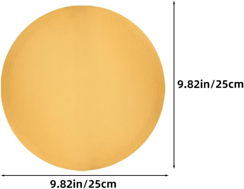 10pcs Greaseproof Cardboard Cake Boards Round Cake Trays Thick Paper Circles Disposable Bases for Baking