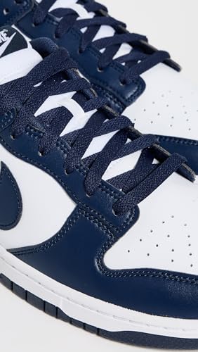 Nike Nike Men's Dunk Low Retro Sneakers, White/Midnight Navy/White, 11 Medium US