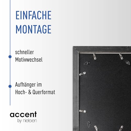 accent by nielsen Holz Bilderrahmen Vintage, 30 x 40 cm, Weiß – Ansicht 5