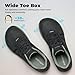 AIRHAS Men's Anatomical Toe Box Barefoot Shoes Zero Drop Breathable Gym Shoes for Men Minimalist Casual Shoes(Dark Grey/Gum, 11.0W)