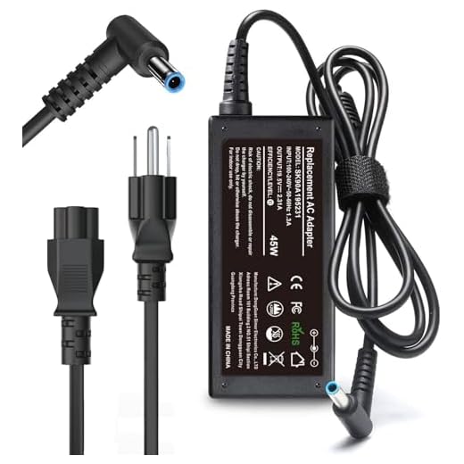 45W 19.5V 2.31A AC Adapter Laptop Charger Compatible for HP Notebook 15 Charger 15-ba009dx 15-ba079dx 15-ba113cl 15-bs015dx 15-bs113dx 15-bs115dx 15-bw011dx 15-bw032wm Laptop PC Power Supply Cord
