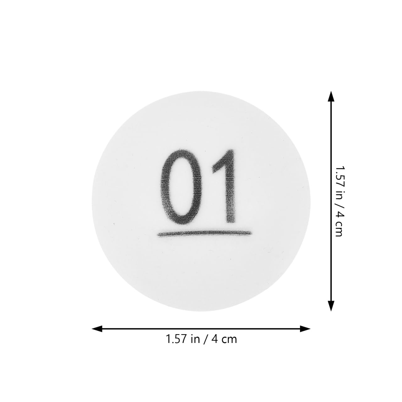 TOPBATHY Boules Numérotées 1 À 50 pour Tombola Et Tirage Sort 4Cm Boules en Plastique pour Jeux Loto Activités Fête Et Événements