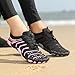 Toumov Hiking Barefoot Water Shoes for Women Men Lightweight Non-Slip Hike Barefoot Footwear Shoes Breathable Swimming Shoe for Surfing Swimming Beach Sports Kayaking Diving Pink