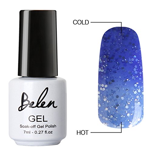 Belen Chameleon Thermal Colour Changing Gel Polish Soak Off Nail Art Manicure 5730