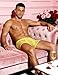Arjen Kroos Sexy Underwear for Men Lace Trunks Lingerie Comfort Lace Boxer Briefs,YELLOW-AK2137,3X-Large